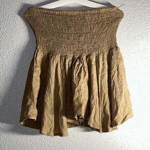 Raya Sun Tan Mini Skirt short